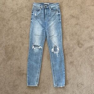 Eunina Bella super high rise skinny ankle jeans size 3 or 26